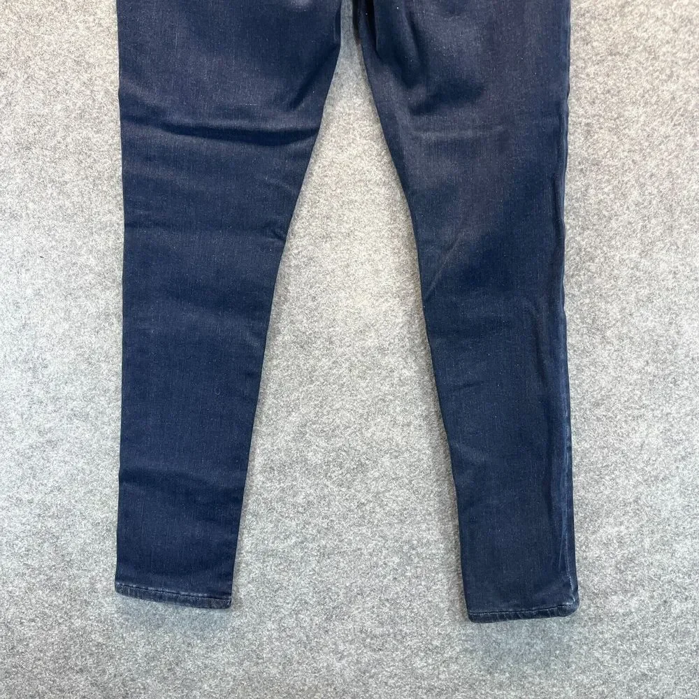 NEW Frame Jeans Women's 2 Le One Skinny Mid Rise Dark Blue Stretch Denim‎